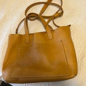 Portland leather crossbody